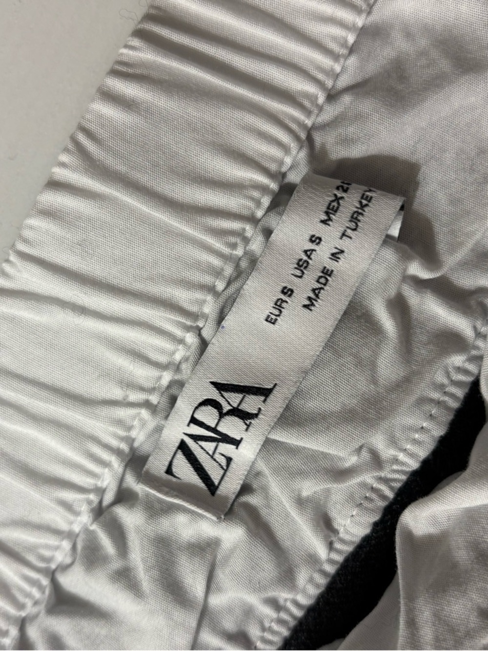 *NWOT* Zara Double Waist Box Pleat Skort — Dark Grey - Picture 5 of 5